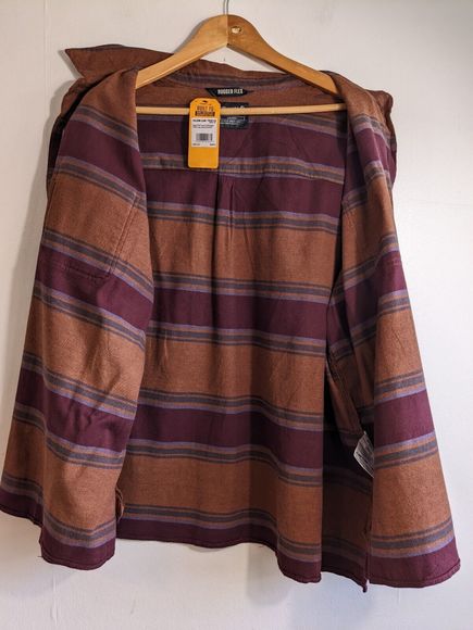 NWT Ladies Carhartt Flannel Shirt Plus Size 2XL Approx 20 22 24 New Rugged Top - Picture 4 of 10